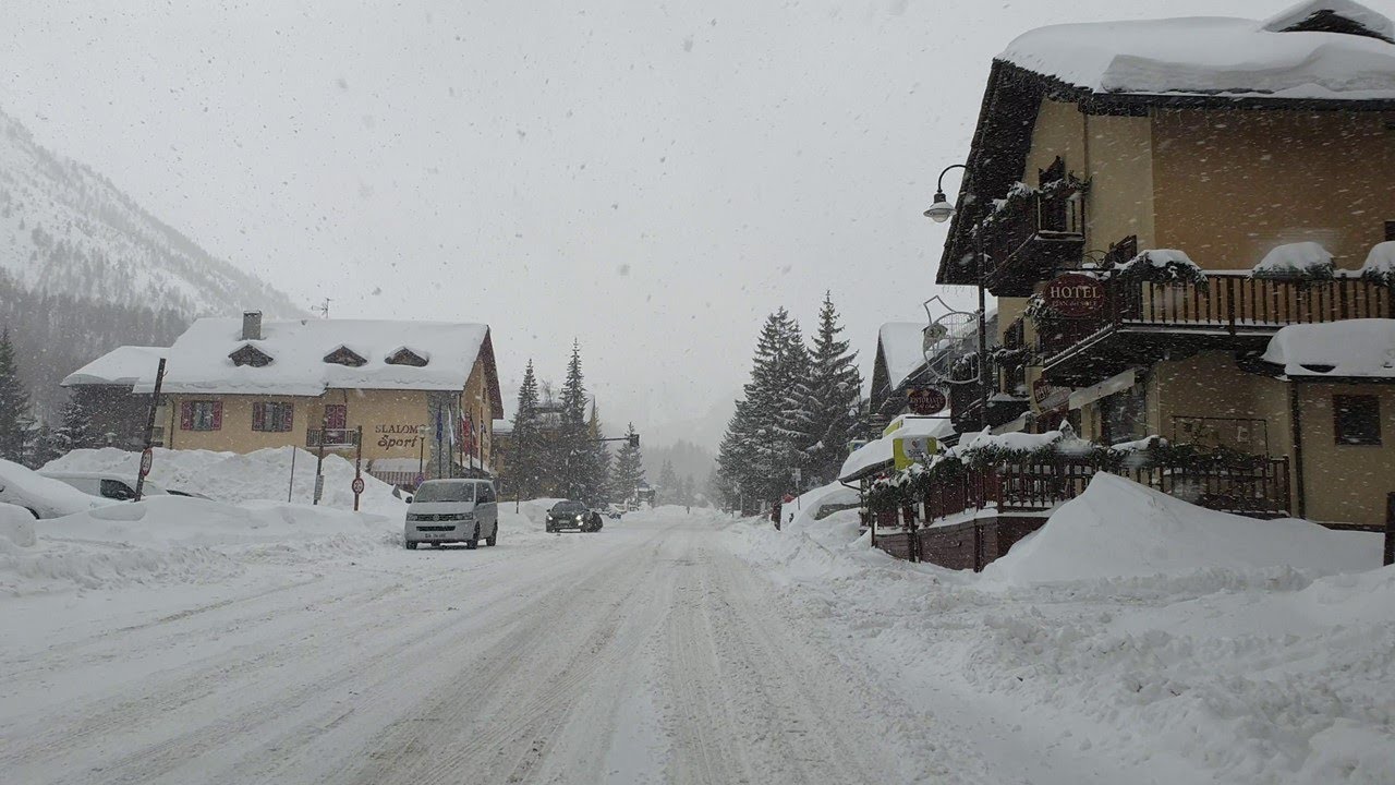 Claviere ⛷ 🌬❄❄ (4k)(Torino)(Piemonte)(Italia)