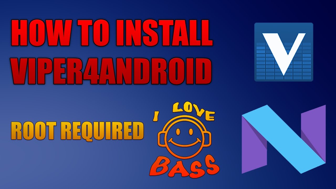 How to install viper4android in android Nougat - YouTube