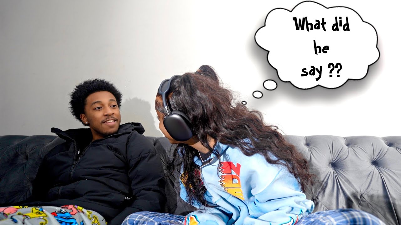 Headphone Whisper Challenge * EXTREMELY FUNNY *