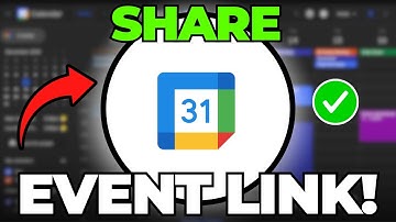 How to Share Google Calendar Event Link