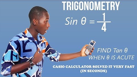 TRIGONOMETRY CALCULATOR TRICKS: Solve fast (in seconds) with casio fx-991 es plus calculator. 
