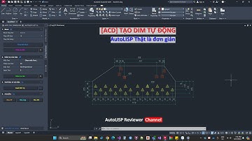Tạo dim tự động theo đường bao | Auto create dimensions through boundary [ACD] | AutoLISP Reviewer