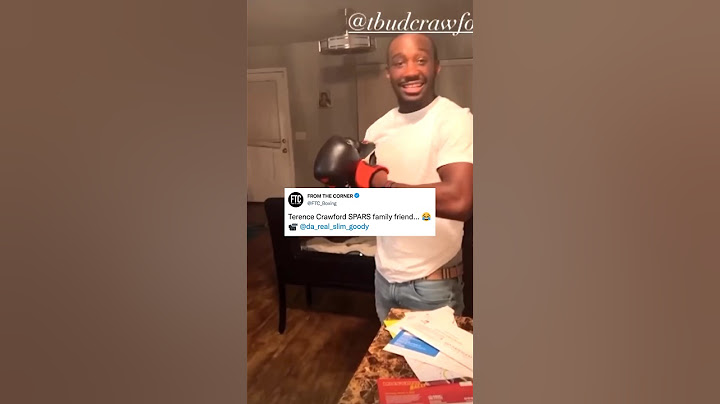 Terence Crawford SPARS Family Friend 😂