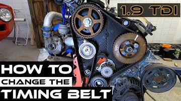 VW 1.9 TDI Timing Belt Replacement