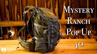 Mystery Ranch Pop Up 40  Telescoping Frame and Overload / Meat Shelf  MY NEW FAVOURITE PACK!