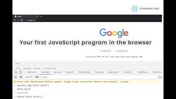 #05  Javascript Chrome Developer Tools? | JavaScript Course
