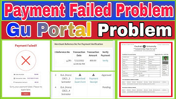gu portal payment failed || gu portal payment refund || gu portal otp problem || Gu Portal