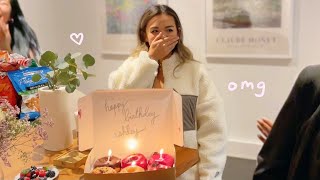 my bday surprise + our first housewarming! *unfiltered vlog*