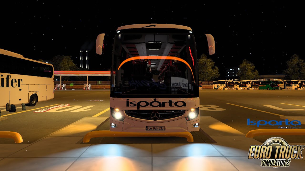 Euro Truck Simulator 2 Türkiye Haritası Bursa-Eskişehir-Afyon Seferi Isparta Petro Turizm