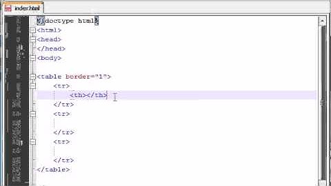 XHTML and CSS Tutorial - 12 - Table Headers and Movie Stars