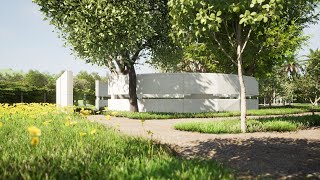 Amphitheater In Farmland
