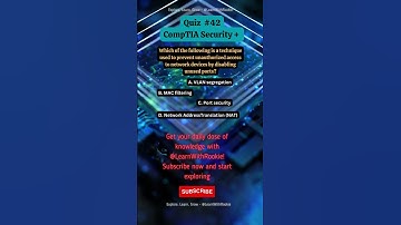 comptia security flash cards | comptia security flashcards | Quiz 42 #shorts #comptiasecurity