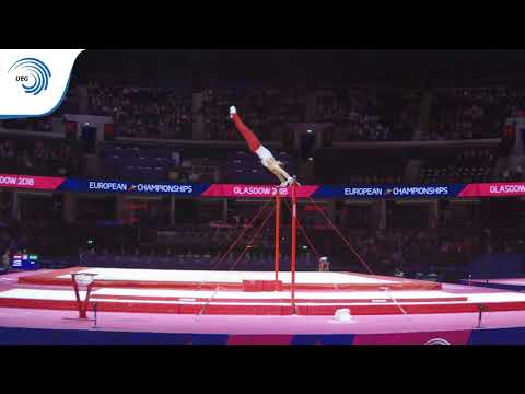 Murad AGHARZAYEV (AZE) - 2018 Artistic Gymnastics Europeans, qualification high bar