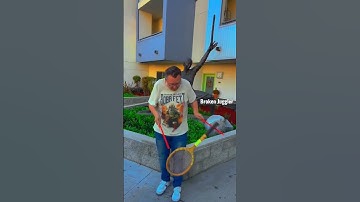 #juggling with #tennis #racket #brokenjuggler #michaelrayner #juggler #circus