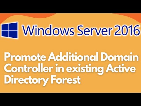 Adding Additional Domain Controller to an Existing Active Directory Forest | Windows Server 2016