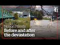 Nelson floods before and after the devastation  nzheraldconz