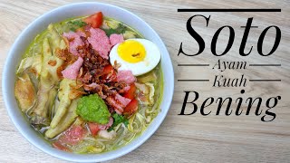 RESEP SOTO AYAM KUAH BENING || Ala Rumahan !!