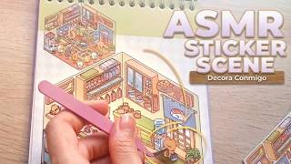 ASMR Decora conmigo: Sticker Scene 🌸 (No Talking)
