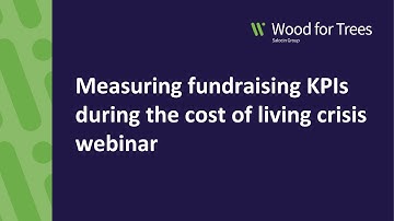 Measuring fundraising KPIs during the cost of living crisis webinar