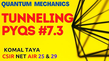 Quantum Mechanics: Tunneling PYQs | Lec 7.3 | CSIR NET | Chemical & Physical Sciences