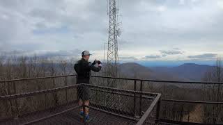 Frozen Head Mountain Tower Run With Jason March 2021 (4K)