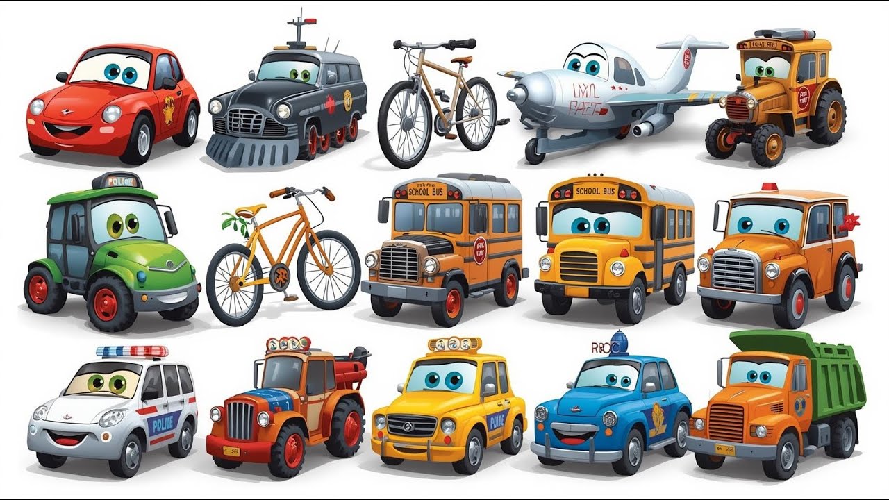 «Приключения на машинках ABC: выучите каждую букву с помощью быстрых и веселых машинок!»