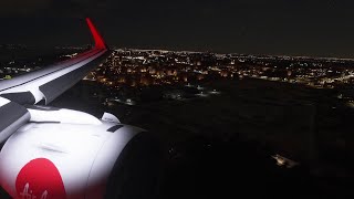 FS2020 | REAL AUDIO AirAsia Arrival in Singapore (FBW A32NX + CloudSurf Asia WSSS)
