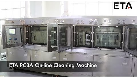 I.C.T PCBA On-line Cleaning Machine