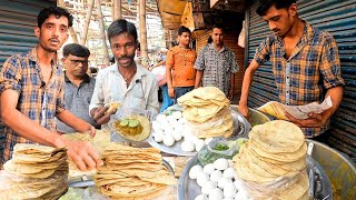 Kolkata Sealdah Cheapest street Food Paratha & Aloo Dum At ₹15 | Indian Street Food