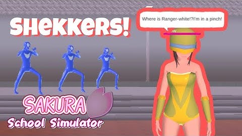 saving the mean white ranger | sakura school simulator