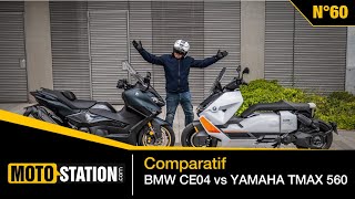 Le choc ! Le BMW CE-04 affronte le Yamaha TMAX 560 Tech MAX