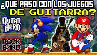 Por Esta Razón Desaparecieron los Videojuegos de Guitarra (Guitar Hero y Rock Band)