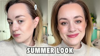 GRWM rosy eyes and coral cheeks for summer *chill video*