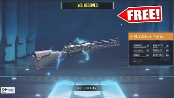 HOW TO GET FREE LEGENDARY KILO BOLT ACTION - RAIL GUN IN COD MOBILE!