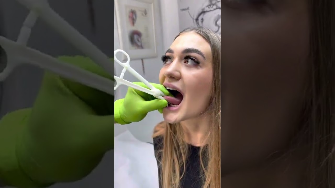 TONGUE PIERCING REACTION!