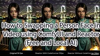 How to Swapping a Person Face in Video using ComfyUI and Reactor (Free and Local AI) screenshot 5