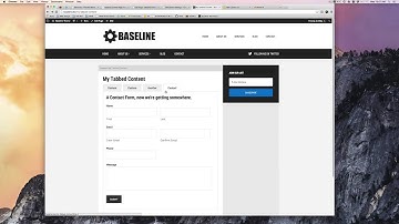 Tabbed Content Page Template In Genesis