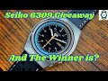 And The Winner Is?? - Seiko 6309 Giveaway