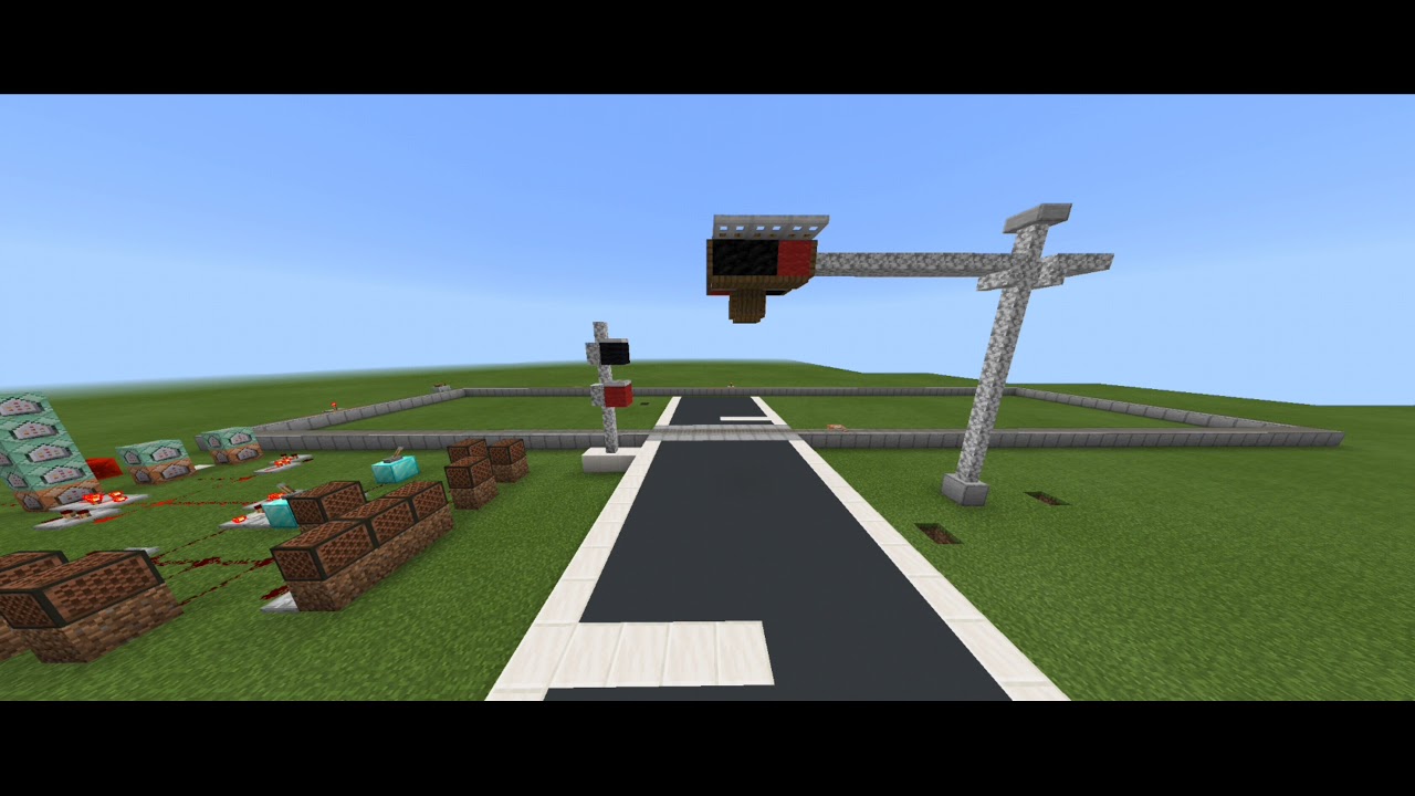 一方通行型の踏切信号機をマイクラで作ってみた I Made A Railroad Crossing Signal Type One Way With Minecraft Shorts Youtube