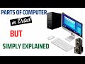 PARTS of computer Explained| Different parts of computer and their FUNCTIONS| Devices of computer