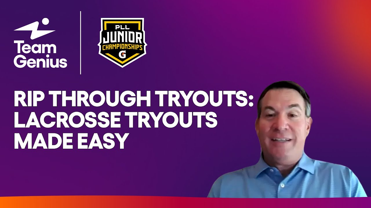Rip Through Tryouts: Lacrosse Tryouts Made Easy | TeamGenius & Jr. PLL Championships