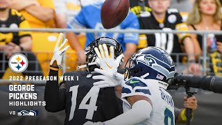 Every Catch from George Pickens Preseason Debut!