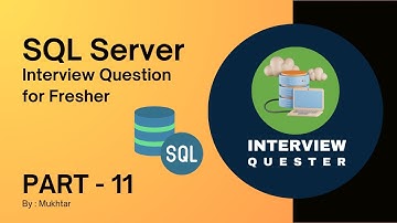 SQL SERVER FOR FRESHERS PART - 11 #sqlserver #sqlforbeginners #interview