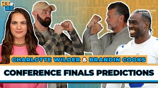 🏀Conference Finals Predictions w/ Charlotte Wilder + Cowboys WR Brandin Cooks🏈| GoJo & Golic |May 21