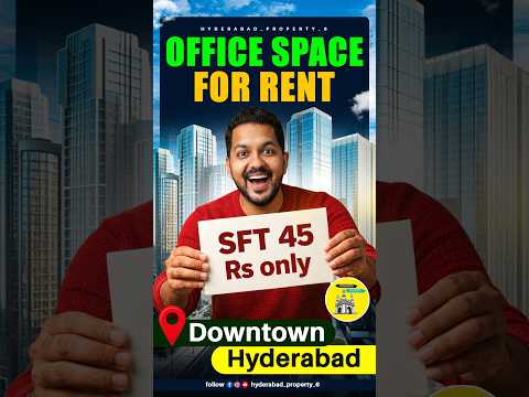 SFT జస్ట్ 45 రూపాయలు మాత్రమే || Fully Furnished Office Space for Rent  Hyderabad  📞 7793959600