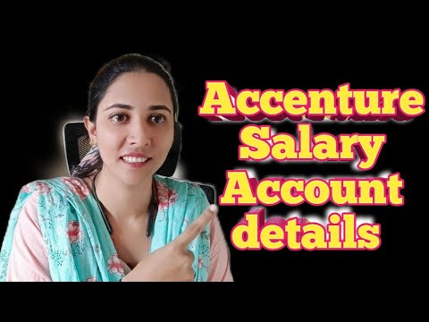 Accenture Salary Account Details |Accenture Bank Tie-up's |How to open a salary account in Accenture
