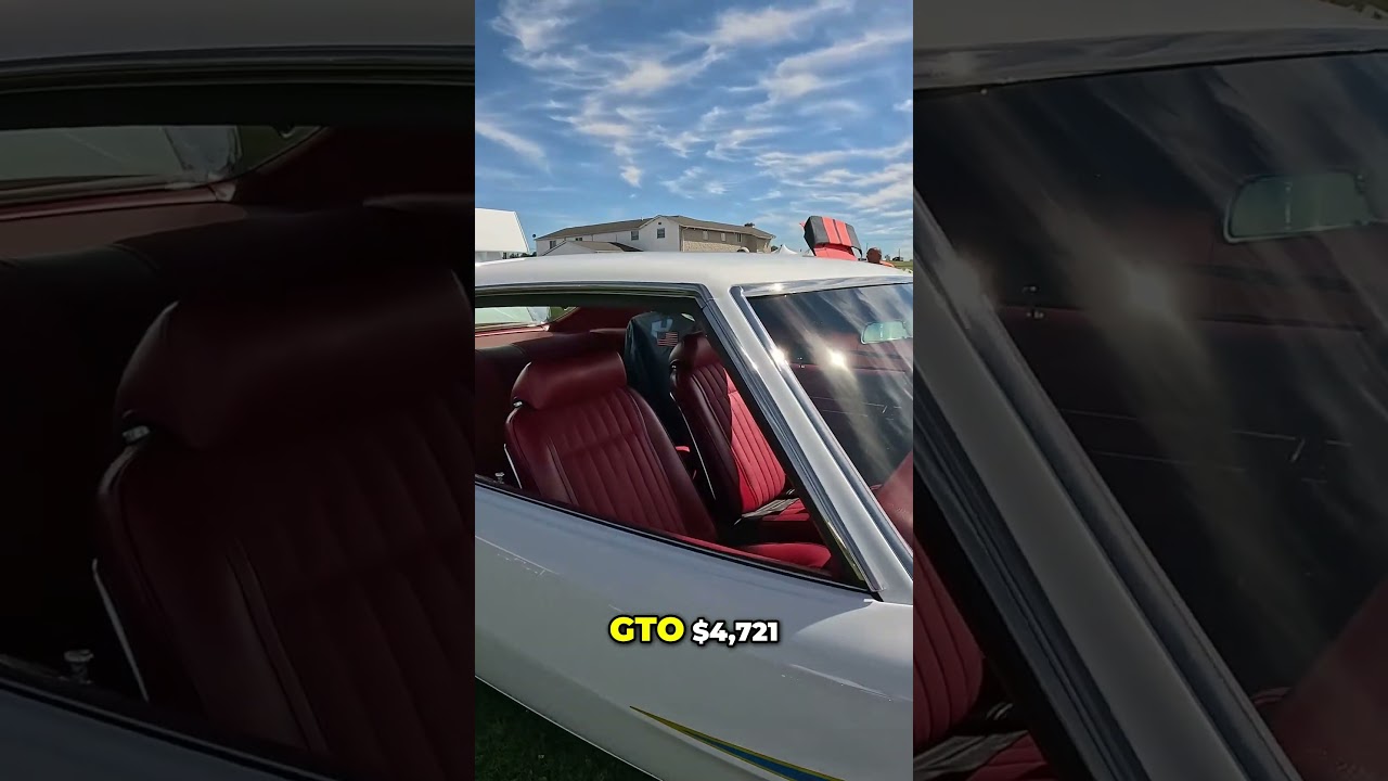 1970 Pontiac GTO - The Classic Beauty at the Car Show - $4,721!