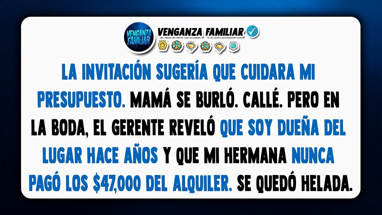 Mi hermana afirmó que era un 'lugar de bajo presupuesto', y entonces el administrador de la...