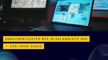 🚨 CVE-2025-32433 – Unauthenticated RCE in Erlang/OTP SSH | POC #latestcve #poc