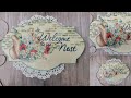 Decoupage On Wood | Decoupage Without Wrinkles|Easy Decoupage Tutorial For Beginners